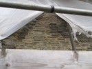 The large gable end that was in most danger - repaired